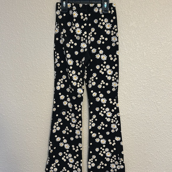 Floral Black Girls Pants - Picture 11 of 14